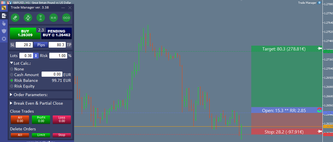 forex trade manager position size calculator mt4 mt5