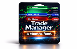 Trade Manager MT4/MT5 - 3 months rental license